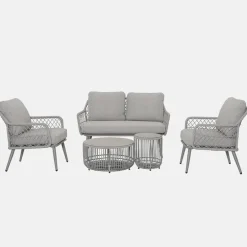 New Toulon 4-Seat Lounge Set 4 Seats | Aluminium